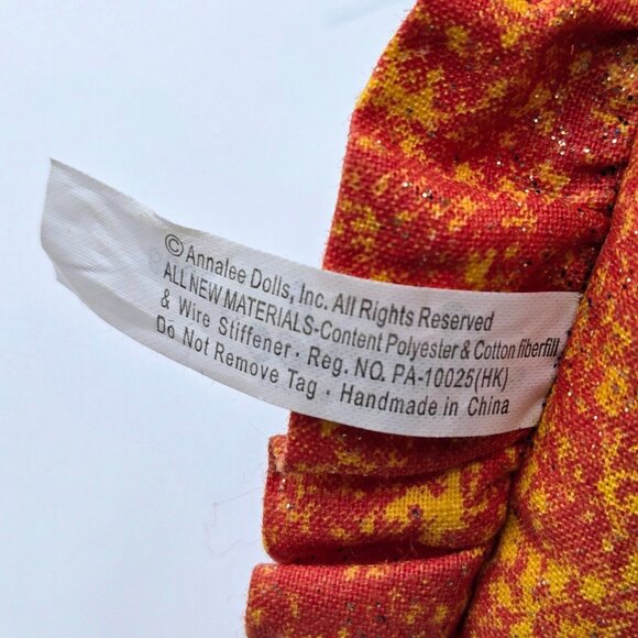 Annalee 2009 Moonlight Witch Cat On Pillow Halloween Black Orange Kitten Doll - Picture 14 of 14